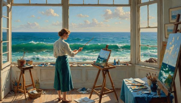 Comment peindre un paysage marin à l huile sur une toile
